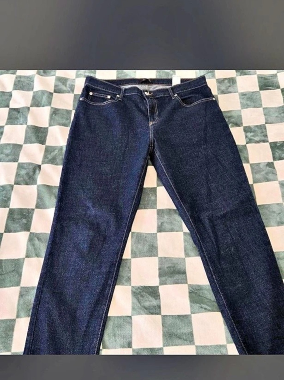 Banana Republic Girlfriend Mid-Rise Jeans Skinny Jeans in Blue Size 12 Like New